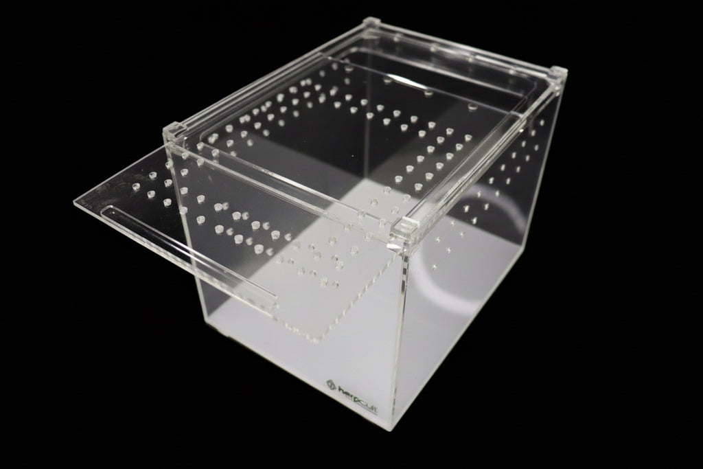Acrylic Enclosure - Medium Flat Clear Top